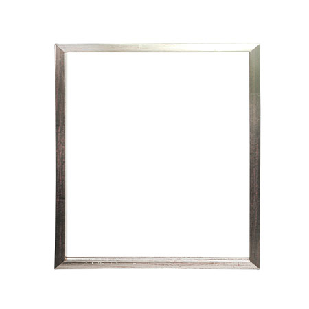 Peacock Ready-Made - wooden frame - XS - silvery
