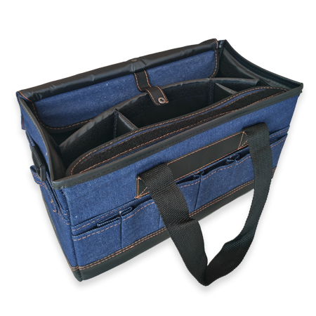 Peacock Jeans messenger bag for painter - travel bag - 36x18x20cm