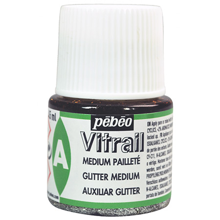 Pébéo Vitrail - glitter medium - 45ml bottle