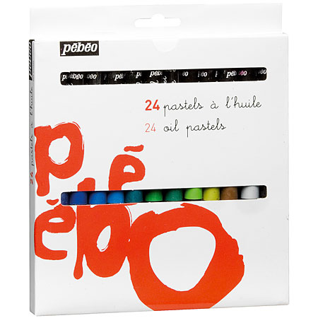 Pébéo Ara - cardboard case - assorted oil pastels