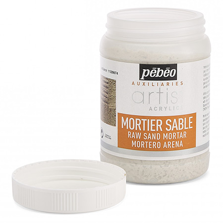Pébéo Artist Acrylics - raw sand mortar - 250ml jar