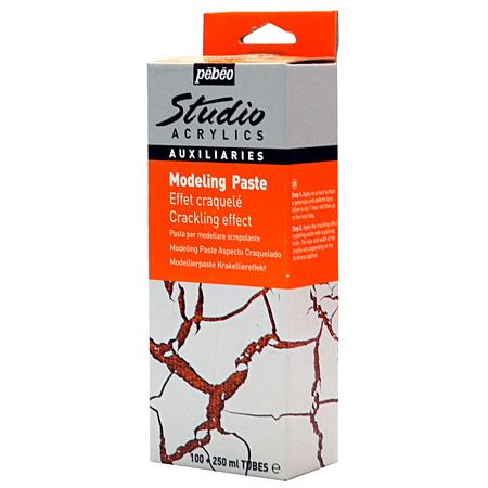 Pébéo Studio Acrylics Modeling Paste Crackling Effect - 100ml + 250ml tubes