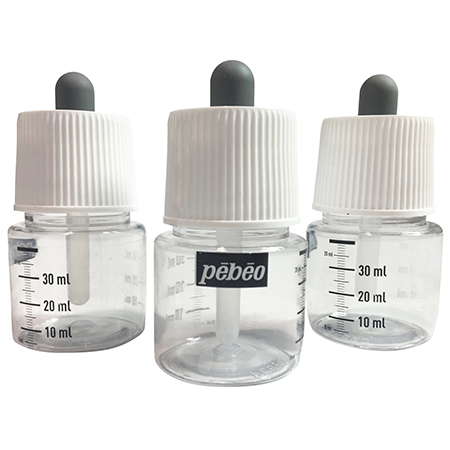 Pébéo Set de 3 flacons gradués vides - 45ml