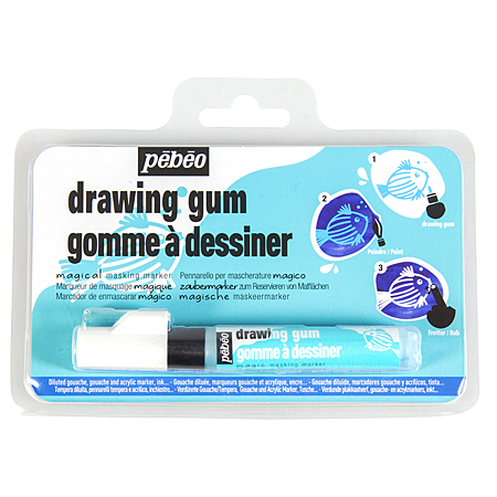 Pébéo Drawing Gum Eveil - marker met synthetische uitsparingsgom - ronde punt 4mm