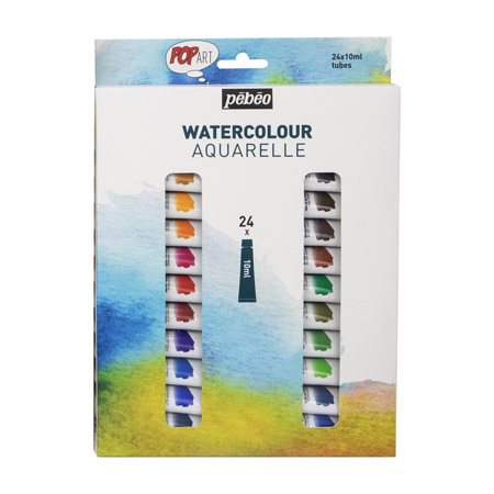 Pébéo Pop Art - watercolour - assorted 10ml tubes
