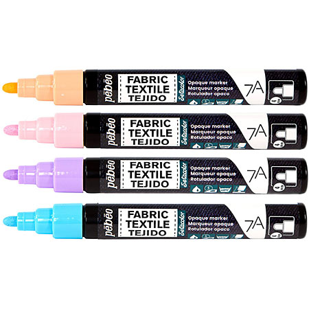Pébéo 7A Opaque - fabric marker - round tip (4mm)
