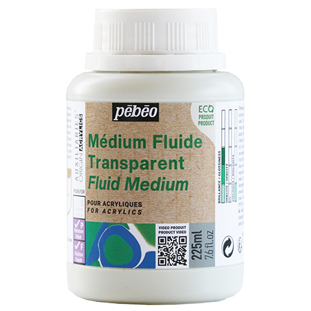 Pébéo Origin Acrylics - médium fluide transparent