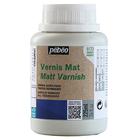 Pébéo Origin Acrylics - matte vernis - pot 225ml