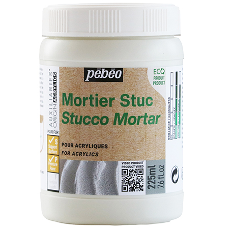 Pébéo Origin Acrylics - mortier stuc - pot 225ml
