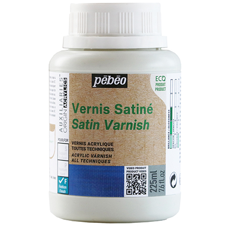 Pébéo Origin Acrylics - vernis satiné - pot 225ml