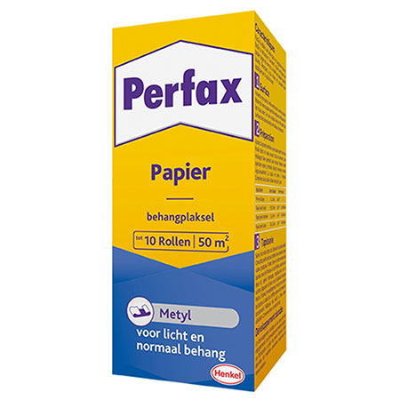 Perfax Metyl - behangplaksel - doos 125gr
