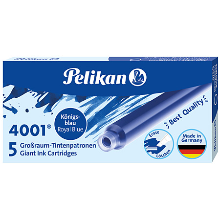Pelikan 4001 GTP/5 - boîte de 5 grandes cartouches d'encre