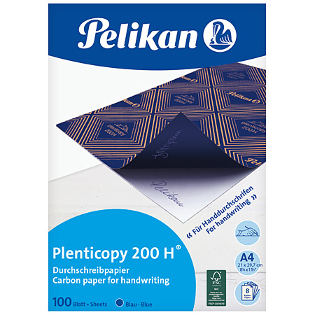 Pelikan Plenticopy - carbon papier voor handgebruik - pak met 100 vellen A4