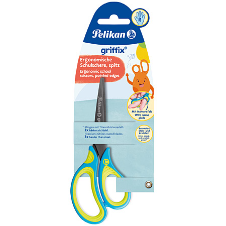 Pelikan Griffix - kids scissors - 15cm - pointed-tip
