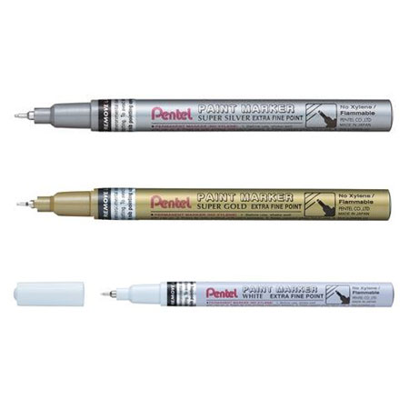 Pentel Paint Marker MFP10 - metal-framed extra-fine round tip (0,7mm)