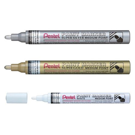 Pentel Paint Marker MMP10 - verfmarker - conische medium punt (2,5mm)
