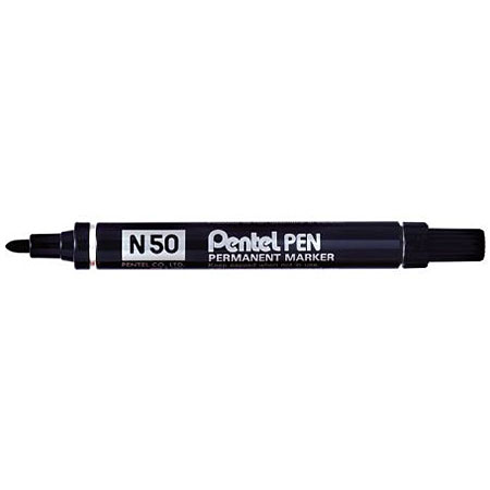 Pentel Pen N50 - permanente marker - bullet tip (4,3mm) - black