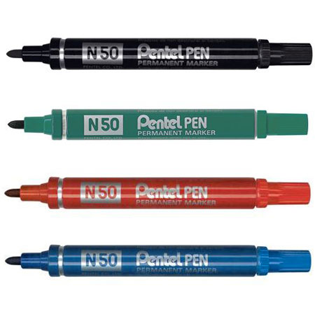 Pentel Pen N50 - permanente marker - conische punt (4,3mm)