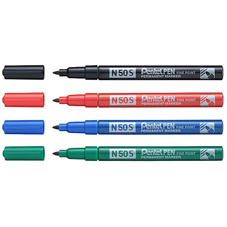 Pentel Pen N50S - permanent marker - fine bullet tip (3mm)