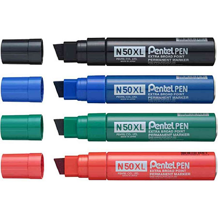 Pentel Pen N50XL - permanent marker - extra large chisel tip (15mm)