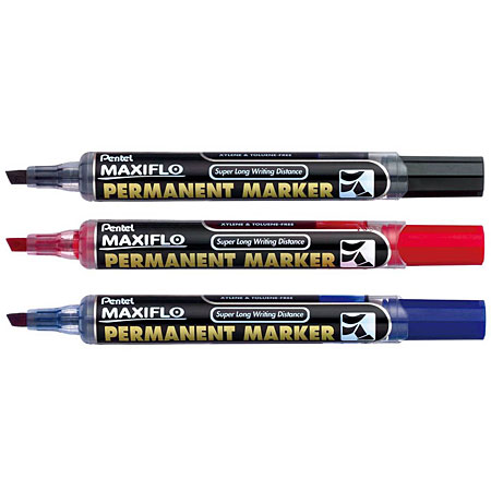 Pentel Maxiflo NLF60 - watervaste marker - schuine punt (2/4,5mm)