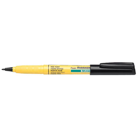 Pentel Pen NM10 - marker voor textiel - fijne punt (2mm) - zwart