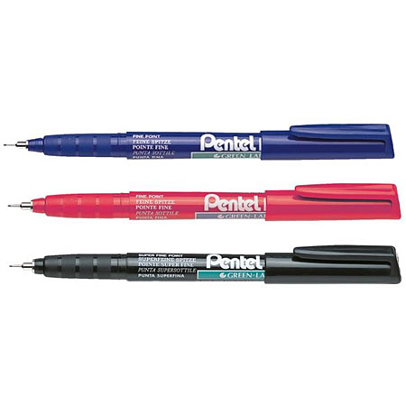 Pentel Pen NMF50 - maqueur permanent - pointe tubulaire extra-fine (0.6mm)