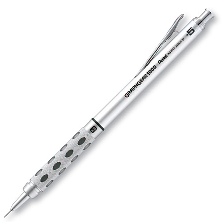 Pentel Graphgear 1000 - propelling pencil 0,5mm - metallic barrel