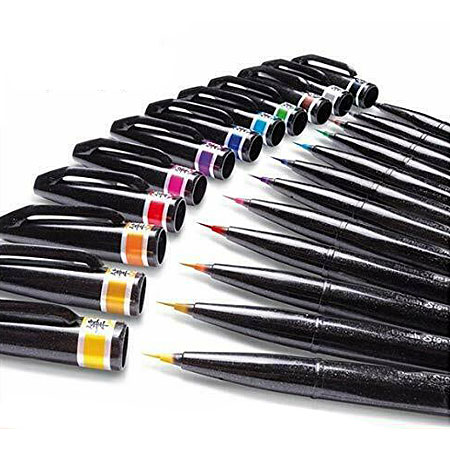 Pentel Brush Sign Pen Artist - watersoluble ink - ultra-fine soft brush tip