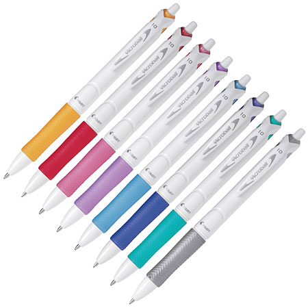 Pilot Begreen Acroball Pure White - stylo-bille rétractable - rechargeable - pointe moyenne (1mm)