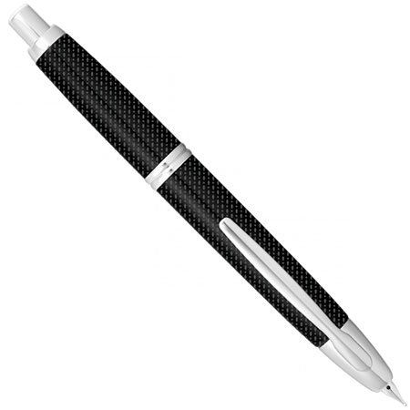 Pilot Capless Rhodié - stylo plume rétractable - attributs plaqués rhodié