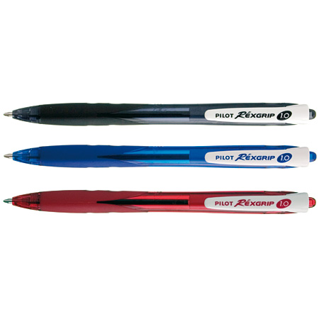 Pilot Begreen Rexgrip - stylo-bille rétractable - rechargeable - pointe large (1mm)