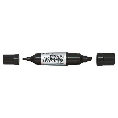 Pilot Begreen Twin Marker Jumbo - permanent marker - conische punt & schuine punt - zwart