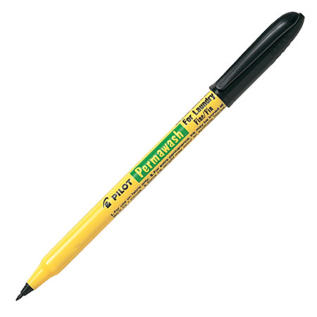 Pilot Permawash - textile marker - tip 2mm - black