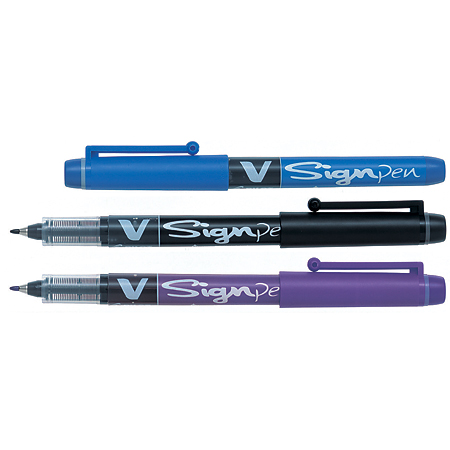 Pilot V Sign Pen - fibre pen - medium (2mm) - Schleiper - Complete online catalogue