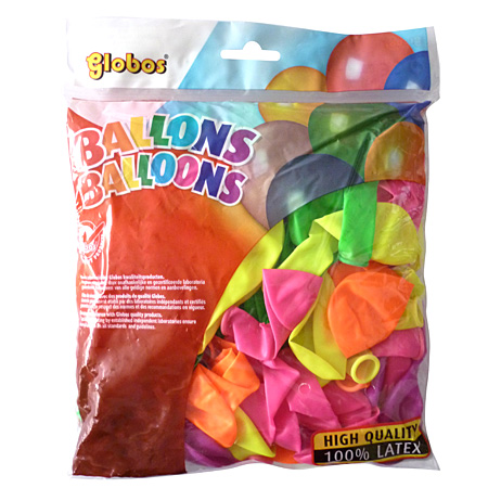 Globos Assorted balloons - neon colours