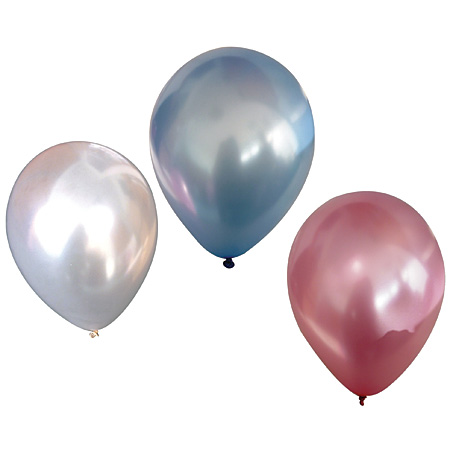 Globos Pack of 25 balloons - pearlescent colours