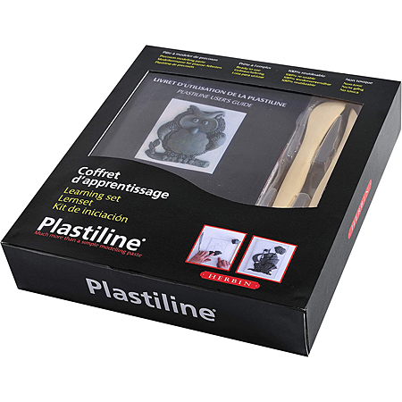 Plastiline Learning set - 1x350g modelling clay, tools & accessories