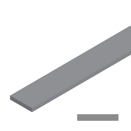 Plastruct ABS band - 3,2x61cm - lichtgrijs