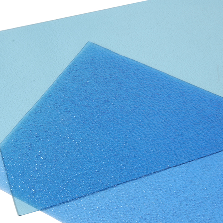 Plastruct Polystyreen water imitatie - vel - blauw