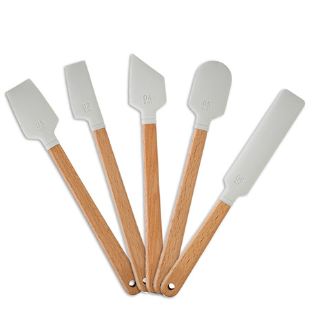 Princeton Catalyst Mini Blade - spatule en silicone - manche en bois