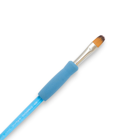 Raphaël Symbiose - pinceau série 8040 - fibres synthétiques - forme usé-bombé - manche court