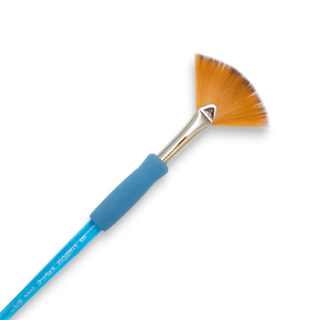 Raphaël Symbiose - pinceau série 8070 - fibres synthétiques - forme éventail - manche court - n°6