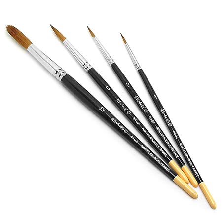 Raphael Kolinsky S - brush series 8402 - kolinsky sable - round - short handle