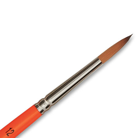 Raphael Kaërell S Acryl - brush series 869 - synthetic orange - round - long handle