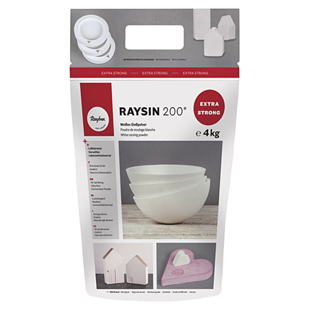 Rayher Raysin 200 - poudre de céramique blanche pour coulage
