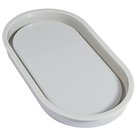 Rayher Silicone mould - oval tray - 17.8x9.5x1.6cm