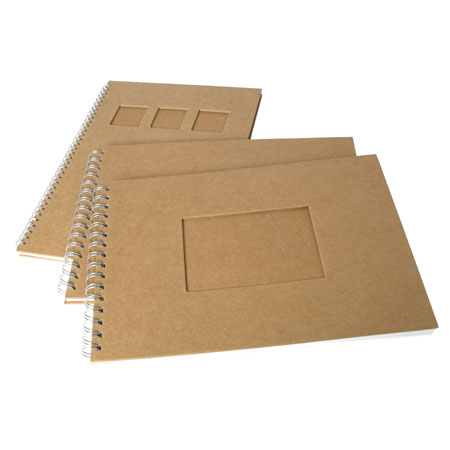 Rayher Wirebound notebook to decorate - cardboard A4