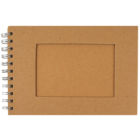 Rayher wirebound notebook to decorate - rectangular opening