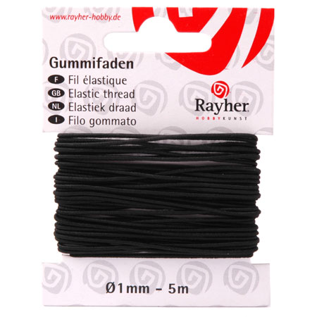 Rayher Elastic thread - 1mmx5m
